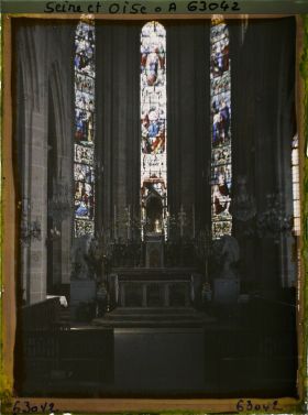 Image représentant Ile de France, Magny-en-Vexin, Intérieur de l'Eglise - Le Maître Autel