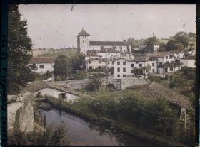 Image représentant France, Espelette, Vue générale