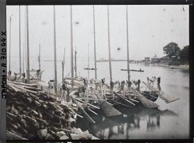 Image représentant bateaux à l'embouchure d'un fleuve ou d'une rivière