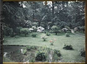 Image représentant Partie de bassin et son écrin fleuri, situés à l'est du marais