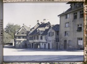 Image représentant Des maisons aux abords de la Spalentor (porte Saint-Paul)