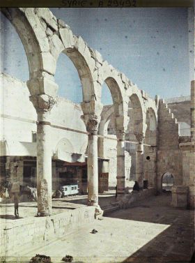 Image représentant Vestiges antiques menant à la mosquée des Omeyades