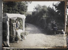 Image représentant Le reposoir Notre-Dame de Kergoat sur le parcours de la Grande Troménie