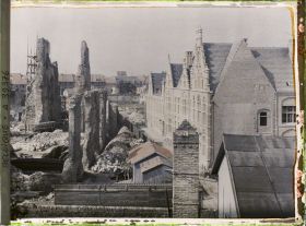 Image représentant Belgique, Ypres, Ruines de St Jacques et reconstruction