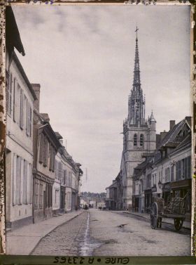 Image représentant La rue Sainte-Foy et l'église