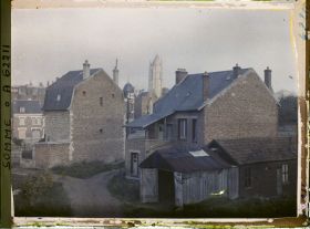 Image représentant Somme, Péronne, Quartier Ouest au Soleil Couchant