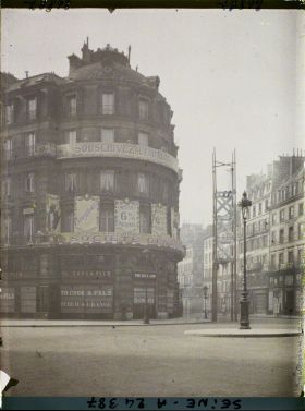 Image représentant Publicité pour l'emprunt national de 1920 à la Société générale, place de l'Opéra