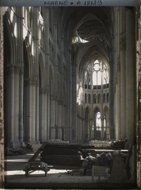 Image représentant France, Reims, Intr de la Cathédrale : nef Centrale