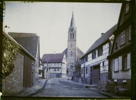 Image représentant Alsace, Wingen, Entrée du Village