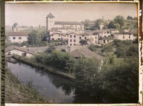 Image représentant France, Espelette, Vue générale