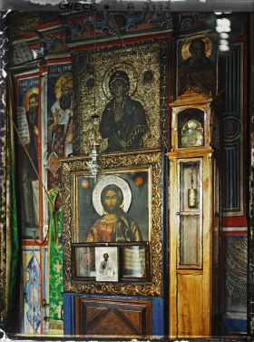 Image représentant Mont-Athos, Vatopediou, Décoration de l'entrée de l'Eglise