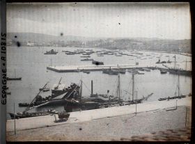 Image représentant Espagne, La Corogne, Panorama du port de la Corogne vers le Sud Ouest