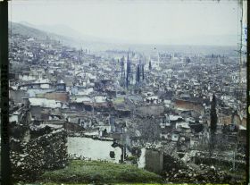 Image représentant Turquie, Magnesie, Panorama sur le Centre de la Ville vers l'Ouest