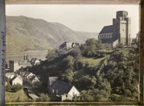 Image représentant Allemagne, Oberwesel, Eglise St Martin et Village