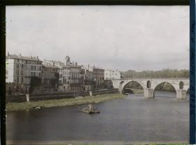 Image représentant Les bords du Tarn et le pont Vieux (ou ancien pont)