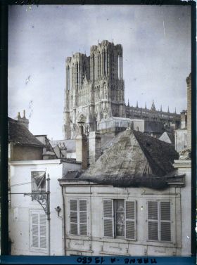 Image représentant France, Reims, Tours de la Cathédrale