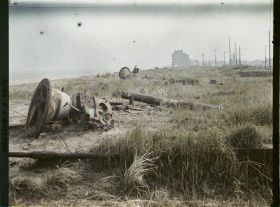 Image représentant Belgique, Heyst, Batterie Canal B, Canons de 88