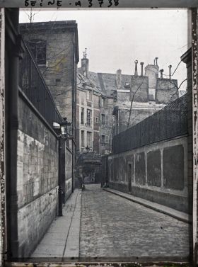 Image représentant La rue du Jardinet, entrée de la cour de Rohan