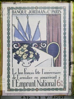 Image représentant Affiche pour l'emprunt national de 1920, Banque Jordaan & Cie
