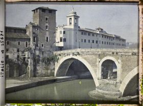 Image représentant Ponte Fabricio et île du Tibre