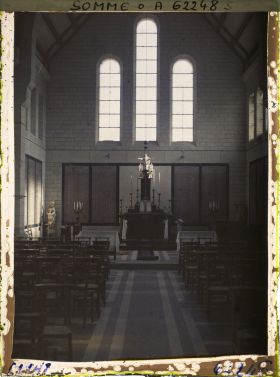 Image représentant Somme, Raucourt, Intérieur de la Chapelle