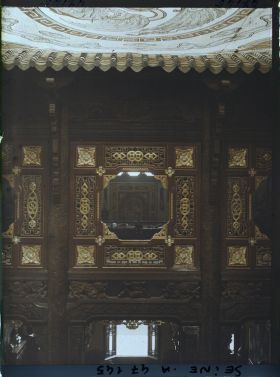 Image représentant L'Exposition des arts décoratifs, Pavillon de l'Indochine, Galerie 1er étage du hall central