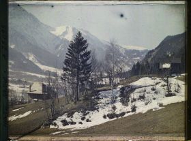 Image représentant France Les Alpes, Moussoux, Vallée de Chamonix, Paysage vers le Tricot et le Village des Moussoux