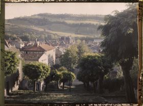 Image représentant France, Figeac, Vue sur la ville prise du Calvaire