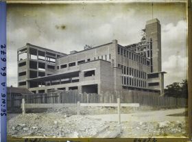 Image représentant La cité universitaire, la construction du pavillon néerlandais