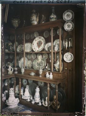 Image représentant Le cabinet des faïences du château