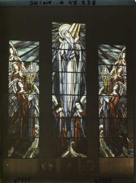 Image représentant L'Exposition des arts décoratifs, Pavillon du Vitrail, L'Assomption, Jacques Gruber