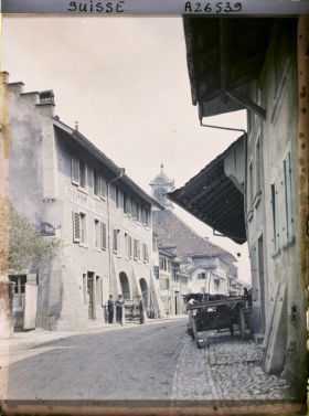 Image représentant La Rathausgasse et le Rathaus (Hôtel de Ville)