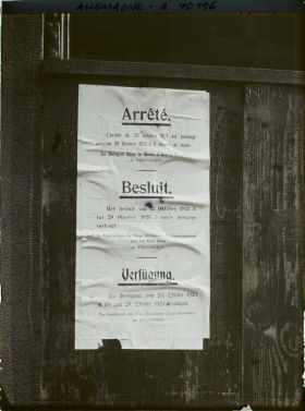Image représentant Prusse, Aix-la-Chapelle, Autre affiche, interdiction de circuler de 6h du soir à 7h du matin