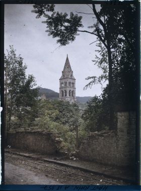 Image représentant France, Munster, Le Clocher du Temple à Münster