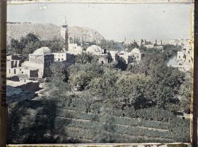 Image représentant Les jardins et vergers des rives de l'Oronte et la ville