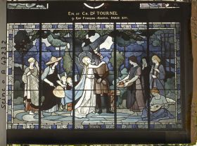 Image représentant L'Exposition des arts décoratifs, Pavillon du Vitrail, Titania, les frères Tournel