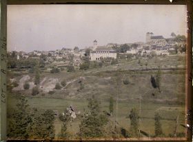 Image représentant France, Gourdon (Lot), Vue d'ensemble sur Gourdon prise du sud est