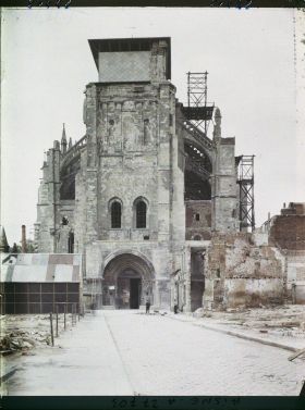 Image représentant France, St Quetin, Façade de la Cathédrale
