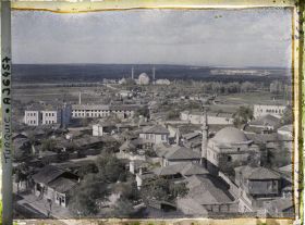 Image représentant Panorama de la ville vers Ikinci Beyazit Camii (Mosquée de Beyazit II, datant de 1484-1488)