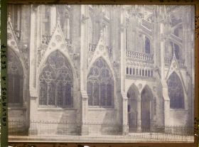 Image représentant La cathédrale Notre-Dame de Bayeux, vue côté Sud
