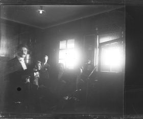 Image représentant L'orchestre des 1eres classes dans la salle du restaurant "Ritz-Carlton"