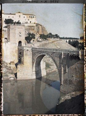 Image représentant Espagne, Tolède, Porte et Pont d'Al-Kantara