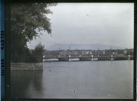 Image représentant Le pont du Mont-Blanc, la rade et le Léman