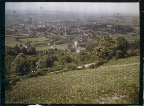 Image représentant Panorama depuis les hauteurs du sud de la ville sur la route de la Chicolle et de Montjeu