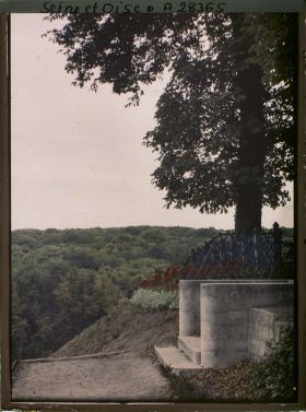 Image représentant Un coin du jardin du Trocadéro
