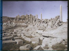 Image représentant Vue générale sur le temple d'Amon-Râ