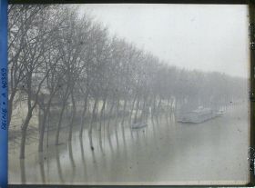 Image représentant La Seine en crue à Boulogne-Billancourt