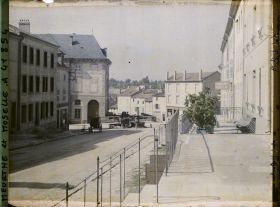 Image représentant France, Badonviller, Rue Gambetta vers la Mairie