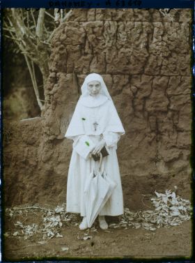 Image représentant Portrait de la mère Mélanie, supérieure de la mission catholique