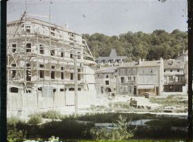 Image représentant France, St Mihiel, Reconstructions rue Basse des Fossés